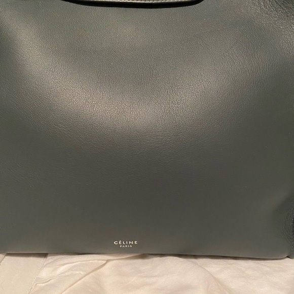 Celine Small Big Bag - Rare Blue/Grey Calfskin Pristine Condition 10/10 - Picture 7 of 14